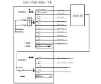 120KVA UPS输入输出一体柜 ATS 带防雷600*2000*600