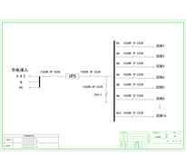 8U 配电单元 施耐德 63A 含UPS输入输出  16回路