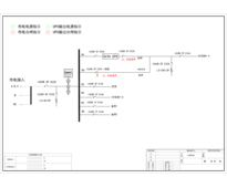 5kVA 三进单出UPS输入输出一体柜 施耐德 63A 4P  5回路